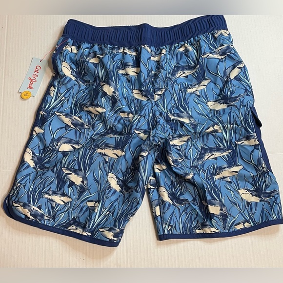 Cat & Jack Boys Swim Trunks Husky Size Large 12/14 NWT - Picture 4 of 10